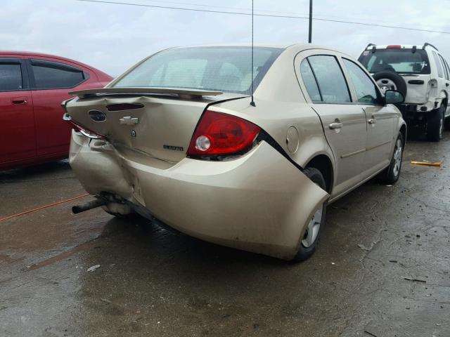 1G1AK55F167612564 - 2006 CHEVROLET COBALT LS GOLD photo 4