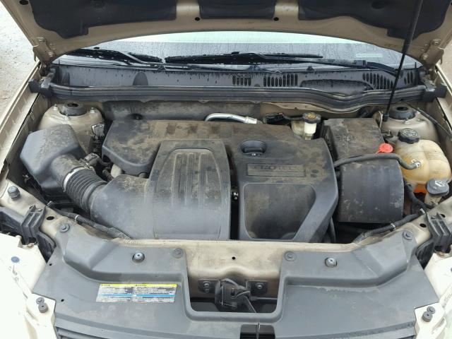 1G1AK55F167612564 - 2006 CHEVROLET COBALT LS GOLD photo 7