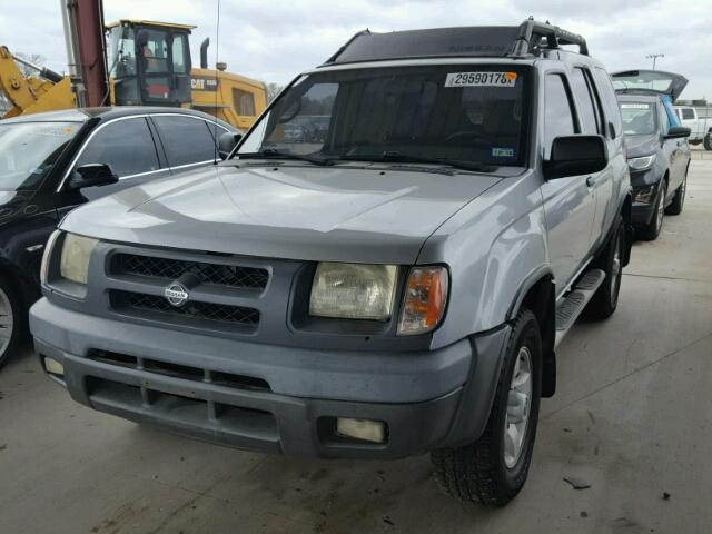 5N1ED28Y91C582675 - 2001 NISSAN XTERRA XE SILVER photo 2