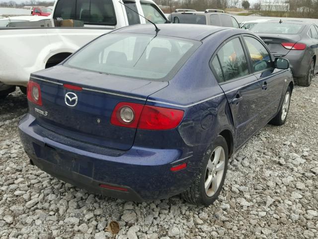 JM1BK32F361434860 - 2006 MAZDA 3 I BLUE photo 4