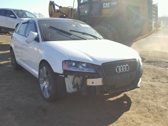 WAUHF78P09A082697 - 2009 AUDI A3 2.0T WHITE photo 1