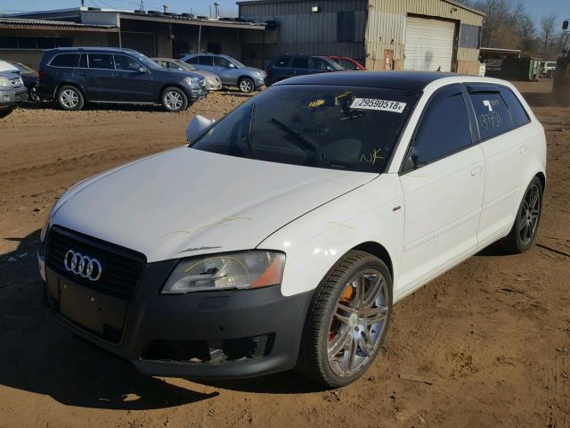 WAUHF78P09A082697 - 2009 AUDI A3 2.0T WHITE photo 2