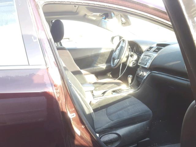 1YVHZ8CH1A5M24147 - 2010 MAZDA 6 I برغندي صورة 5