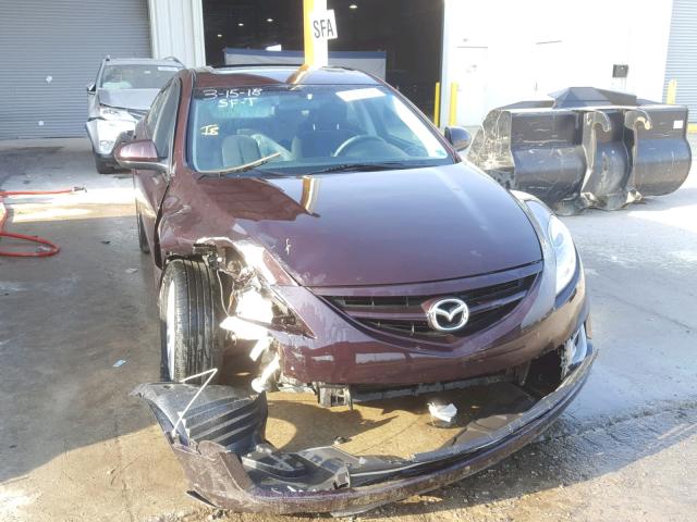 1YVHZ8CH1A5M24147 - 2010 MAZDA 6 I برغندي صورة 9