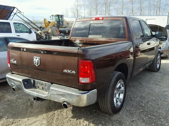 1C6RR7LT2ES412418 - 2014 RAM 1500 SLT BROWN photo 4