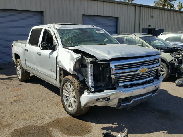 3GCUKTEJXEG453642 - 2014 CHEVROLET SILVERADO SILVER photo 1