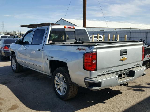 3GCUKTEJXEG453642 - 2014 CHEVROLET SILVERADO SILVER photo 3