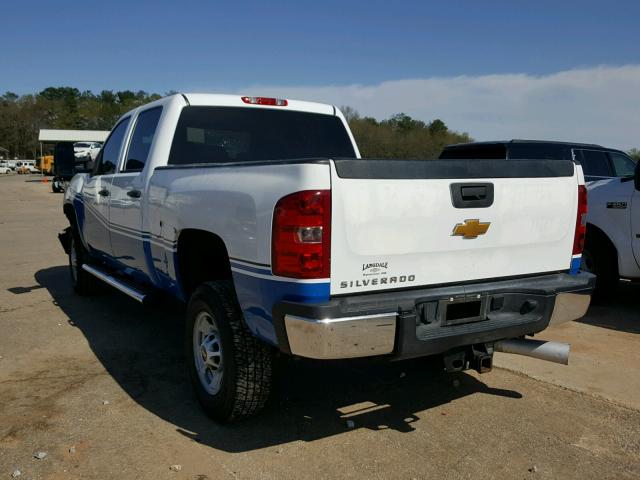 1GC1KVC88EF119979 - 2014 CHEVROLET SILVERADO WHITE photo 3