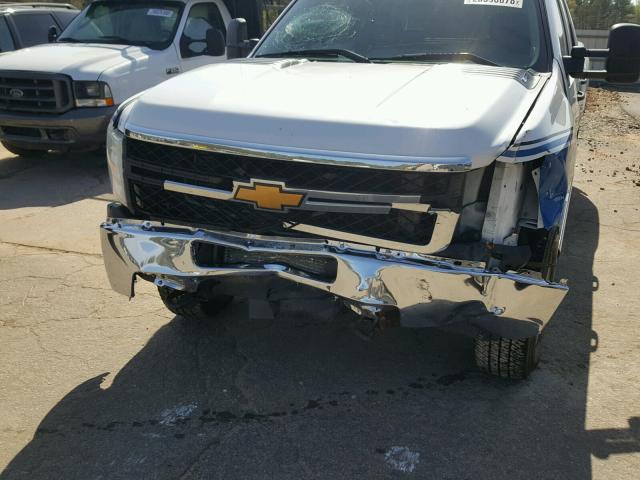 1GC1KVC88EF119979 - 2014 CHEVROLET SILVERADO WHITE photo 9