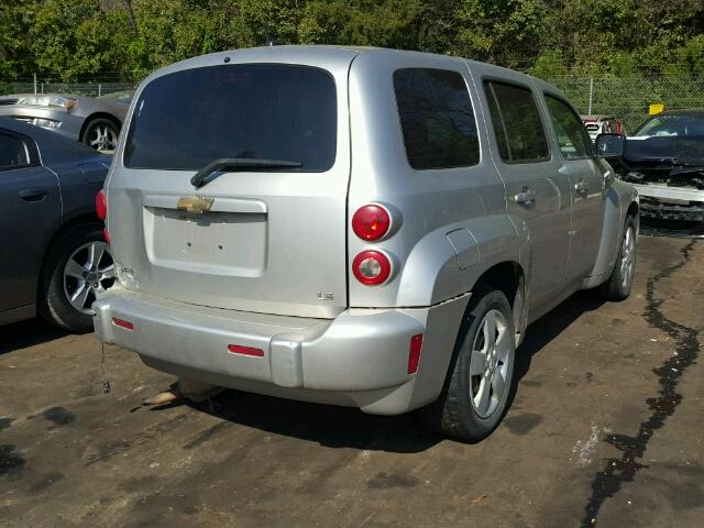 3GNDA13D48S585390 - 2008 CHEVROLET HHR LS SILVER photo 4