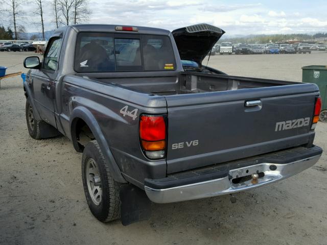 4F4YR13V4YTM15474 - 2000 MAZDA B3000 GRAY photo 3