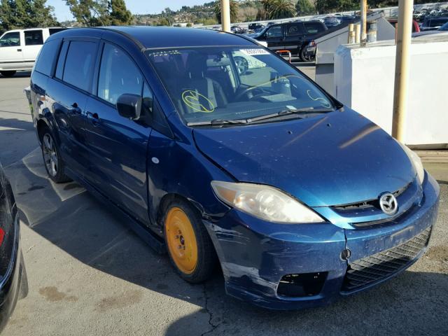 JM1CR29L060110597 - 2006 MAZDA 5 TEAL photo 1