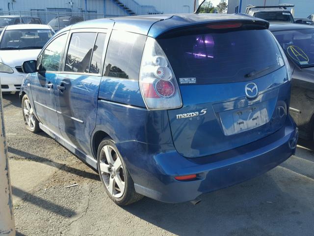 JM1CR29L060110597 - 2006 MAZDA 5 TEAL photo 3