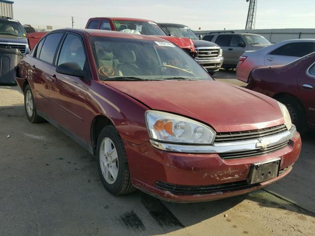 1G1ZT52875F305247 - 2005 CHEVROLET MALIBU LS RED photo 1