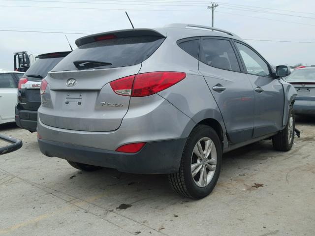 KM8JU3AC0BU159854 - 2011 HYUNDAI TUCSON GLS SILVER photo 4