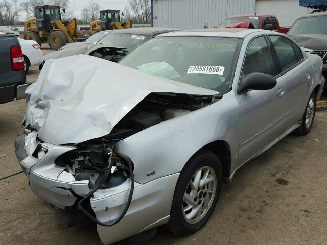 1G2NF52E14C253881 - 2004 PONTIAC GRAND AM S ვერცხლისფერი ფოტო 2