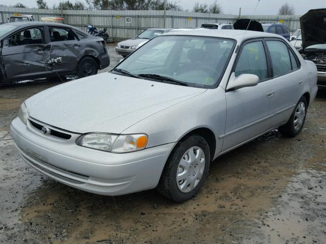 1NXBR12E5XZ235375 - 1999 TOYOTA COROLLA VE SILVER photo 2