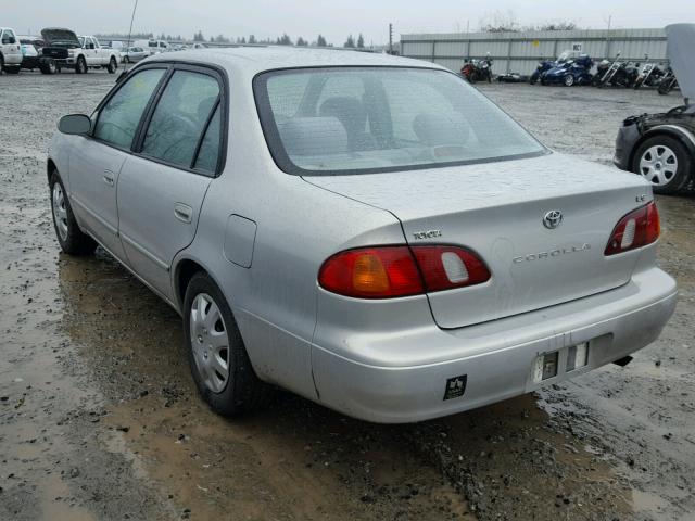 1NXBR12E5XZ235375 - 1999 TOYOTA COROLLA VE SILVER photo 3