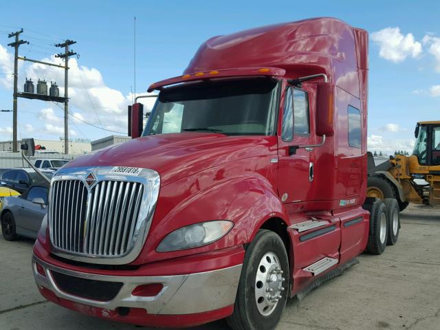 3HSDJSJR7CN582902 - 2012 INTERNATIONAL PROSTAR أحمر صورة 2