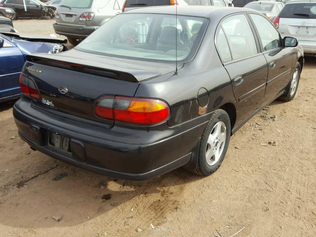 1G1NE52J82M621937 - 2002 CHEVROLET MALIBU LS შავი ფოტო 4