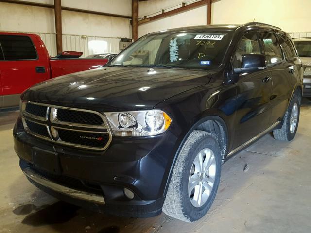 1C4RDHDGXCC257297 - 2012 DODGE DURANGO CR BLACK photo 2