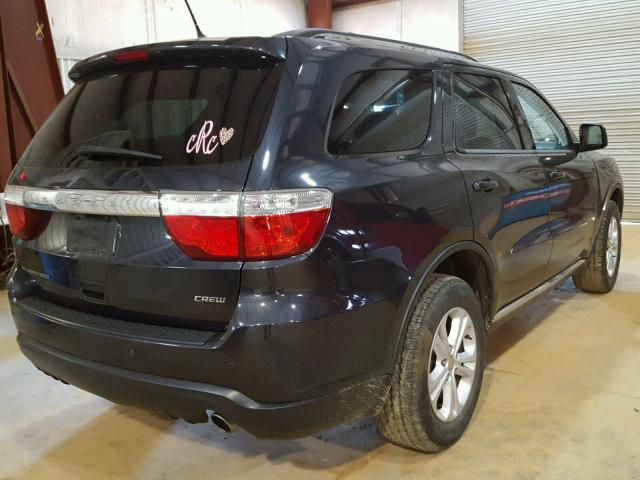 1C4RDHDGXCC257297 - 2012 DODGE DURANGO CR BLACK photo 4