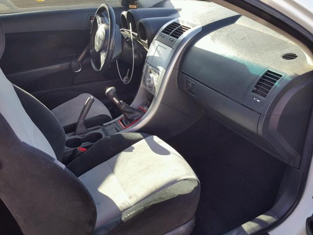 JTKDE177170205079 - 2007 TOYOTA SCION TC 白色 照片 5
