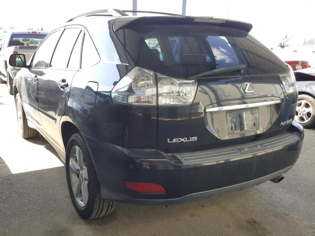 2T2GK31U57C014158 - 2007 LEXUS RX 350 BLACK photo 3