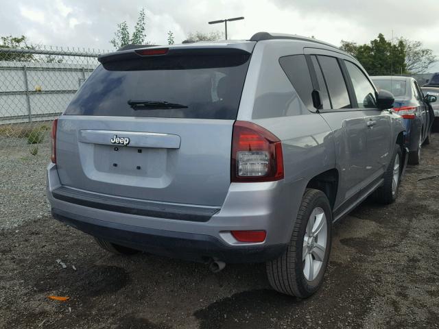 1C4NJCBB9ED890033 - 2014 JEEP COMPASS SP GRAY photo 4