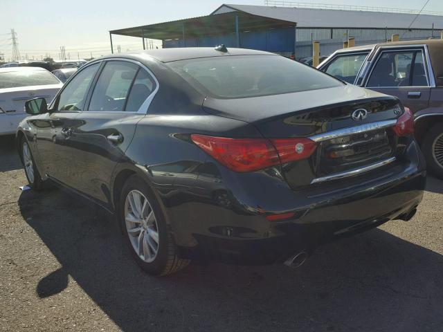JN1BV7AP4EM679451 - 2014 INFINITI Q50 BASE Negro foto 3
