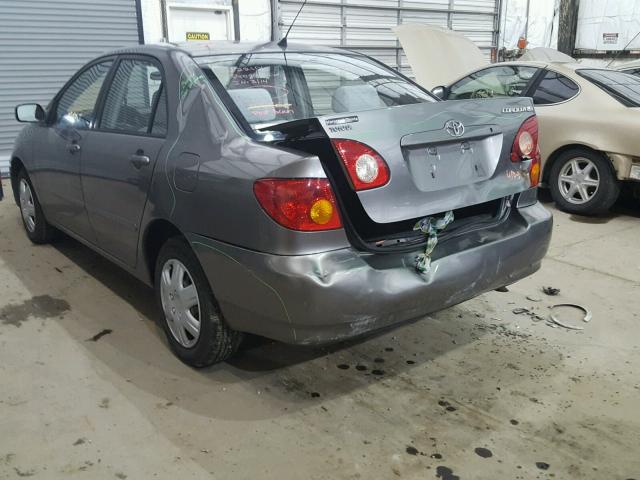 1NXBR32E73Z170535 - 2003 TOYOTA COROLLA CE SILVER photo 3