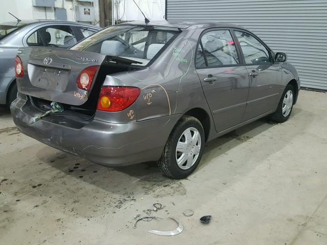 1NXBR32E73Z170535 - 2003 TOYOTA COROLLA CE SILVER photo 4