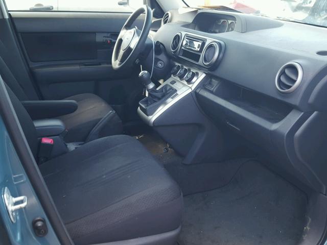 JTLKE50E481006607 - 2008 TOYOTA SCION XB მწვანე ფოტო 5