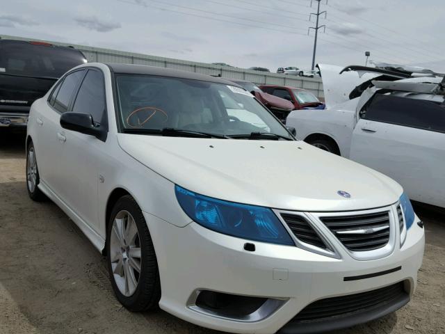 YS3FH41U281009535 - 2008 SAAB 9-3 AERO WHITE photo 1