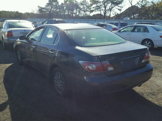 JTHBA30G845033646 - 2004 LEXUS ES 330 GRAY photo 3