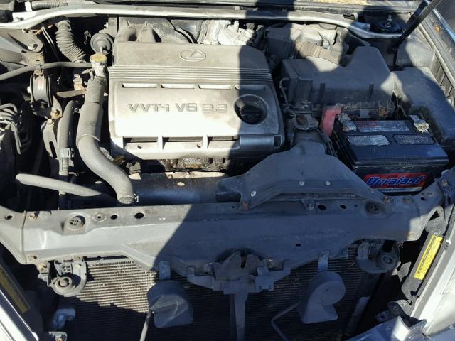 JTHBA30G845033646 - 2004 LEXUS ES 330 GRAY photo 7