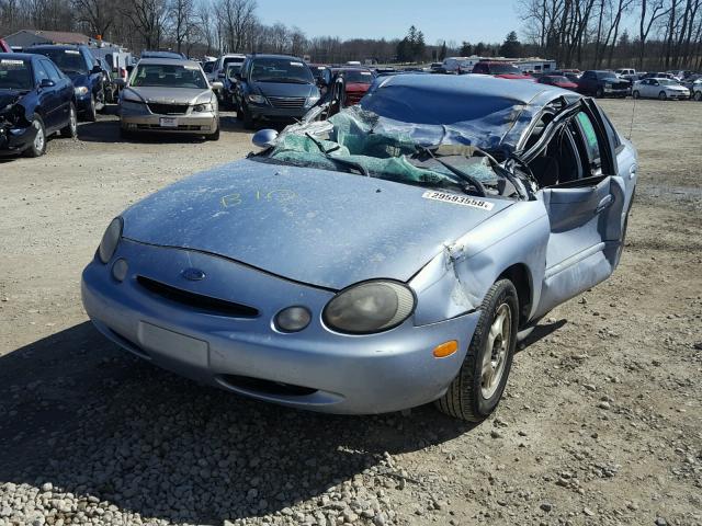 1FALP52U0VG308375 - 1997 FORD TAURUS GL BLUE photo 2