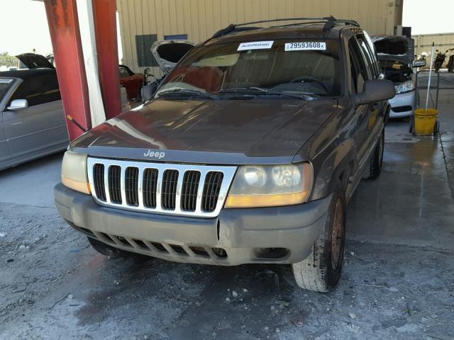 1J4G258S9XC517084 - 1999 JEEP GRAND CHER BROWN photo 2