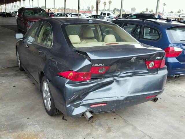 JH4CL96887C001281 - 2007 ACURA TSX GREEN photo 3