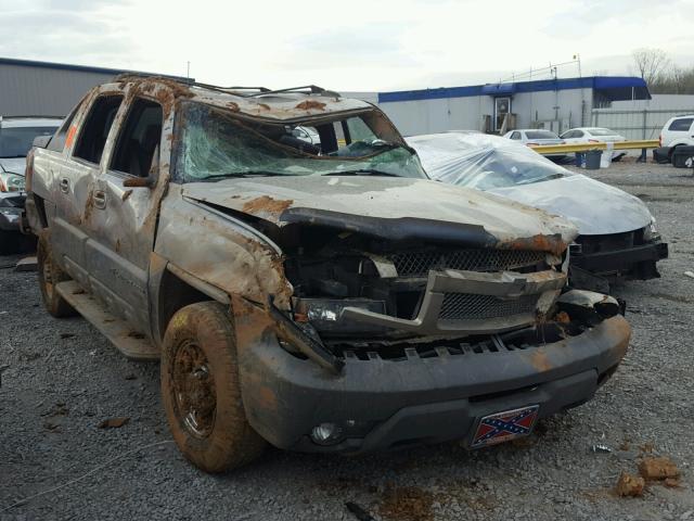 3GNGK23G72G236664 - 2002 CHEVROLET AVALANCHE TAN photo 1