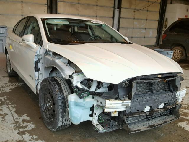 3FA6P0LU2ER178204 - 2014 FORD FUSION SE WHITE photo 1