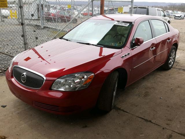 1G4HD57288U198175 - 2008 BUICK LUCERNE CX RED photo 2