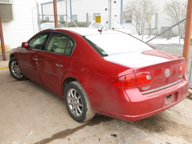 1G4HD57288U198175 - 2008 BUICK LUCERNE CX RED photo 3