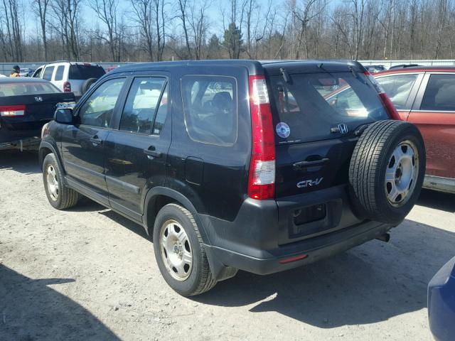 SHSRD78575U346035 - 2005 HONDA CR-V LX BLACK photo 3