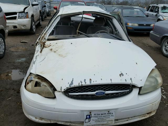 1FAFP53242A203329 - 2002 FORD TAURUS SE WHITE photo 9