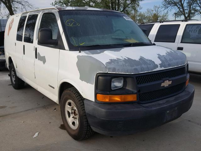 1GCFG25T531188873 - 2003 CHEVROLET EXPRESS G2 WHITE photo 1