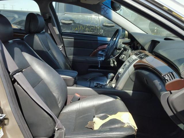 JH4KB16505C018840 - 2005 ACURA RL TAN photo 5
