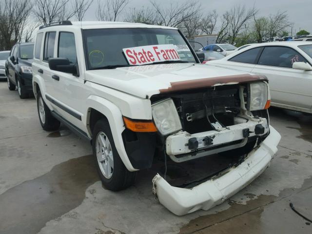 1J8HG48K56C161973 - 2006 JEEP COMMANDER WHITE photo 1