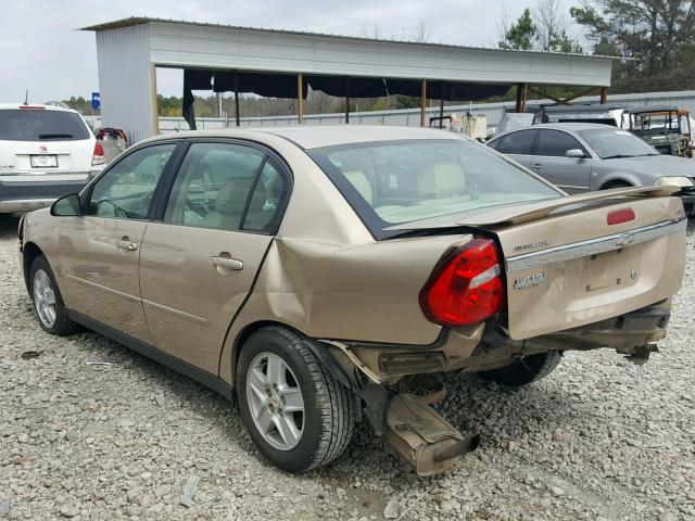1G1ZT52835F266494 - 2005 CHEVROLET MALIBU LS თაფლისფერი ფოტო 3
