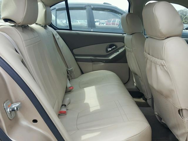 1G1ZT52835F266494 - 2005 CHEVROLET MALIBU LS თაფლისფერი ფოტო 6